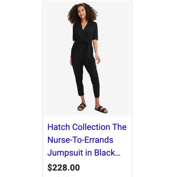 Hatch Collection The Nurse-To-Errands Jumpsuit Size M - Picture 2 of 6